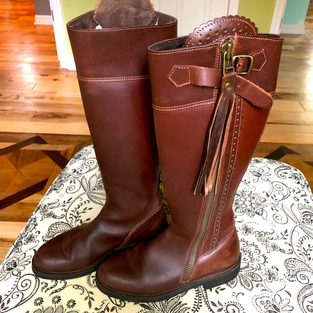 El Estribo Spanish Leather Riding Boots